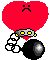 Gif animé coeur enchainé